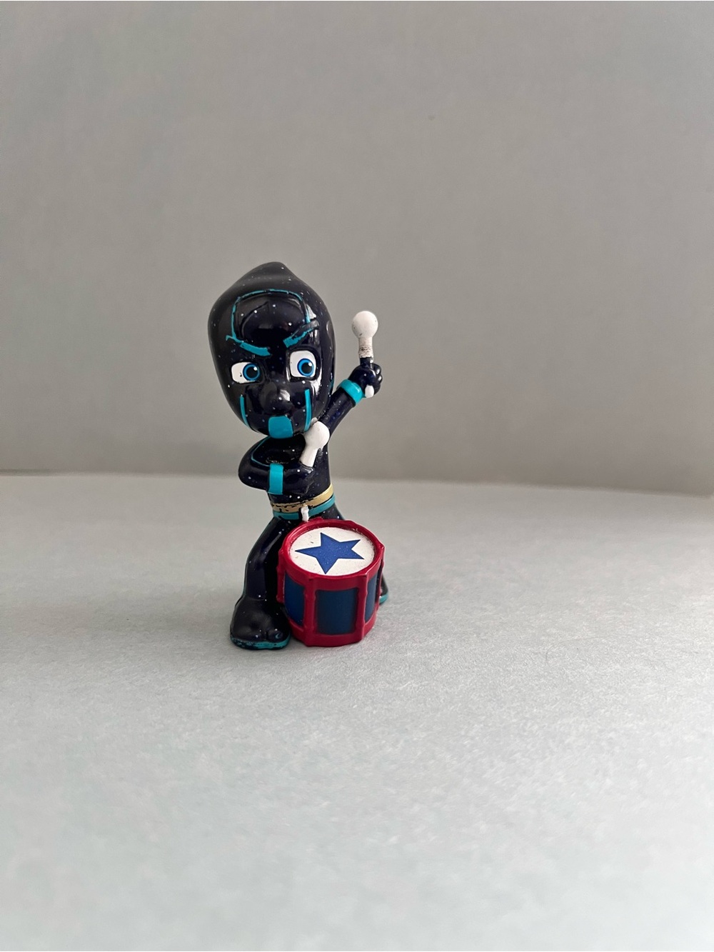 PJ Masks Night Ninja Playing Drums PVC Figure Cake Topper